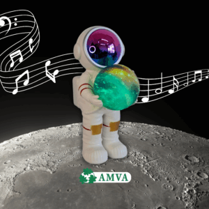 PARLANTE ASTRONAUTA C/LUZ BLUETOOTH