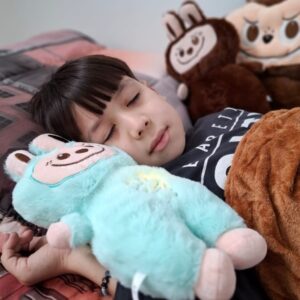Labubu Peluche C/ Luz Sonido Movimiento De Apego Que Respira - Imagen 2