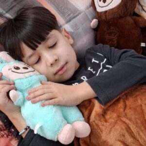 Labubu Peluche C/ Luz Sonido Movimiento De Apego Que Respira - Imagen 3