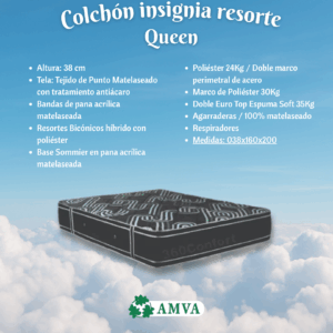 COL INSIGNIA RESORTE 038x160x200